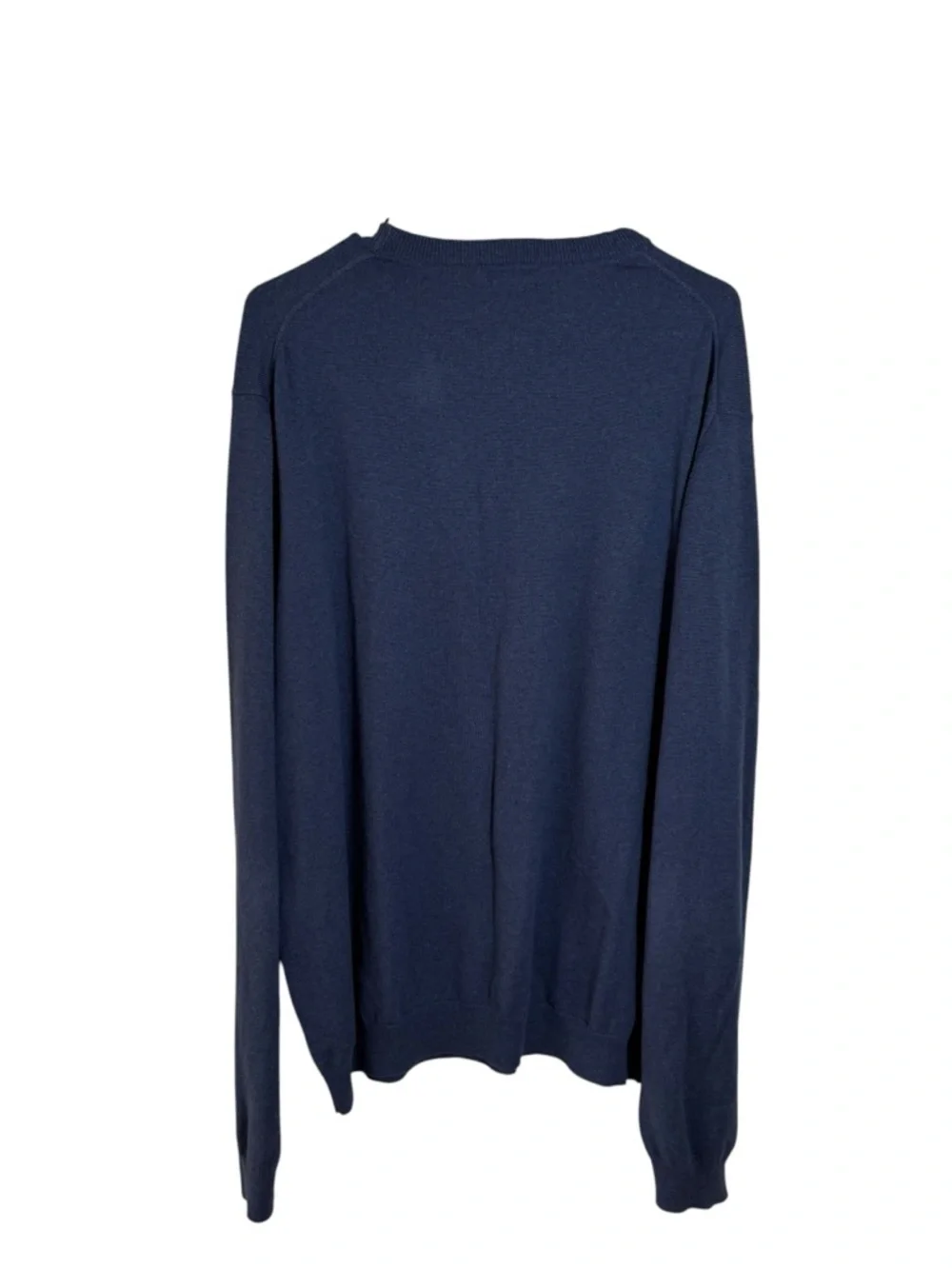 Brooks Brothers 346 Men's XL Cotton Cashmere Sweater Blue Crewneck Lightweight